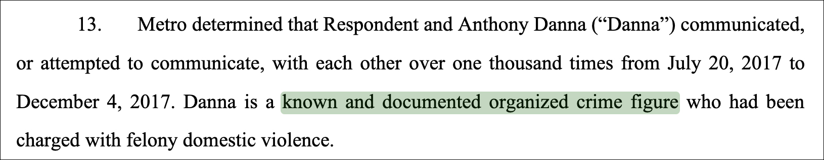 SIGAL CHATTAH US ATTORNEY FOR DISTRICT OF NEVADA DANNA KNOWN ORGANIZED CRIME FIGURE